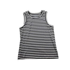Cynthia Rowley Nautical Stripe Tank Navy White XL
